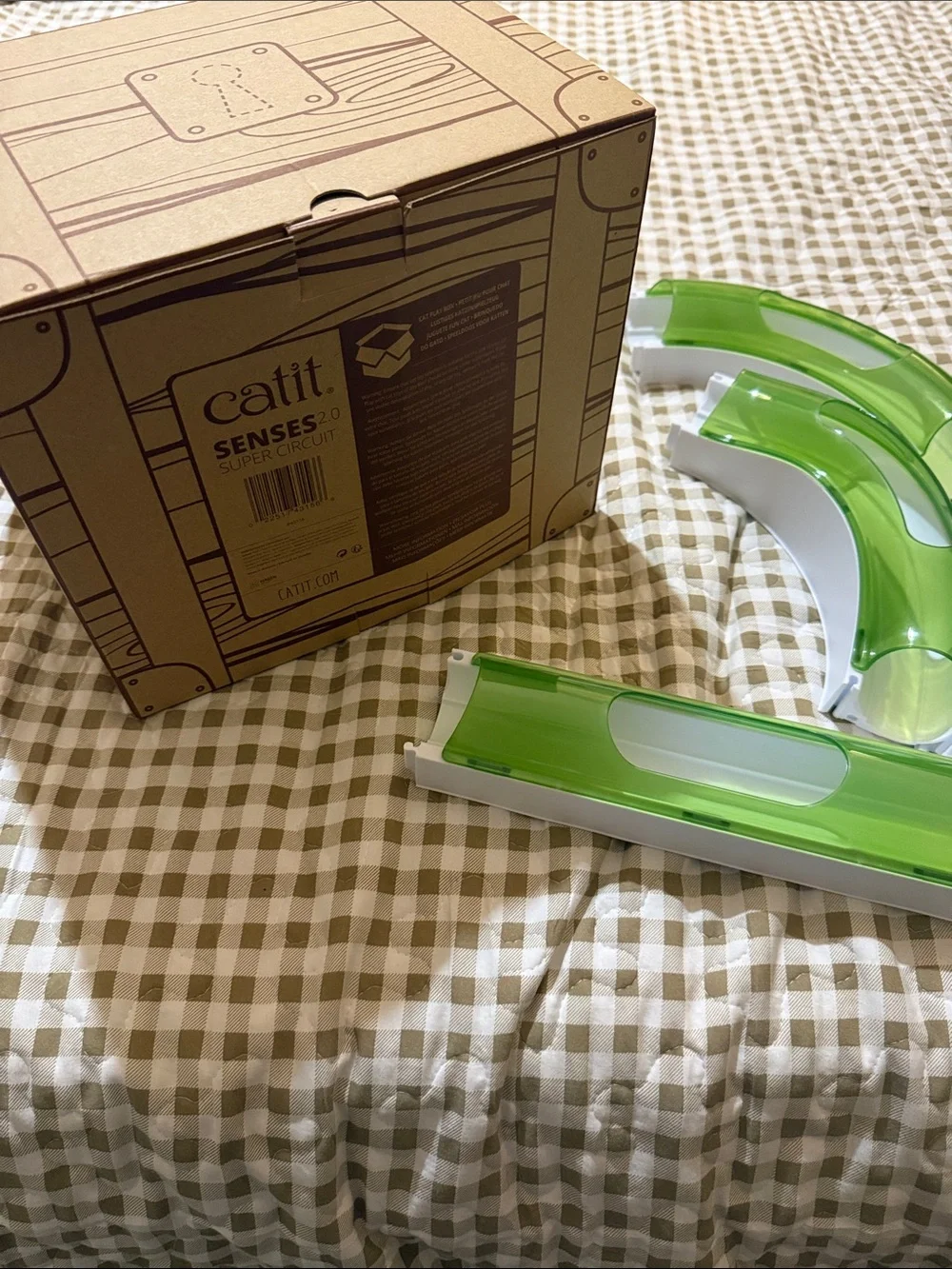 Senses Super Circuit 2.0 Interactive Cat Toy - Green